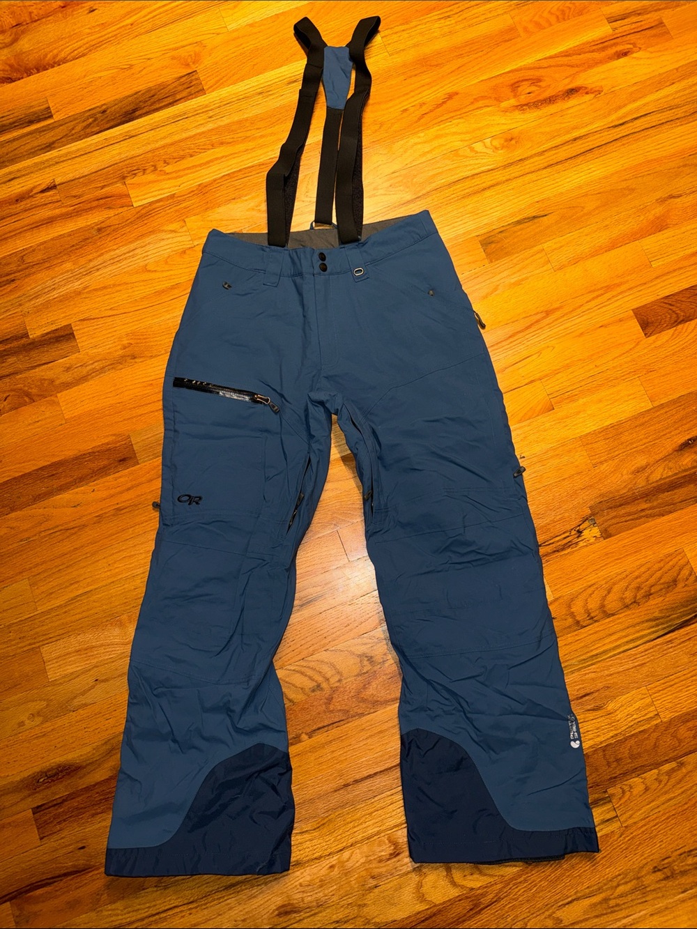 Outdoor Research ski suspenders overalls pants bottoms